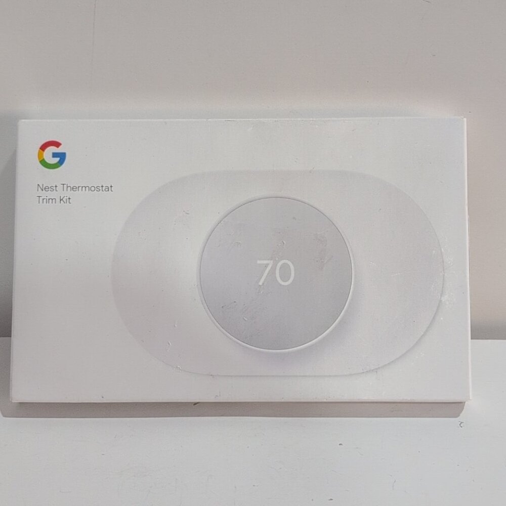 Google Nest Thermostat Trim Kit - Snow (GZZN7) - GA01837-US - New Sealed